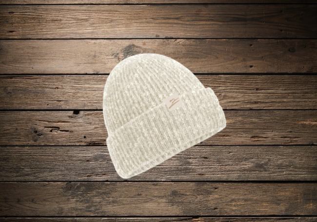 Mütze Cosy Ribbed weiss